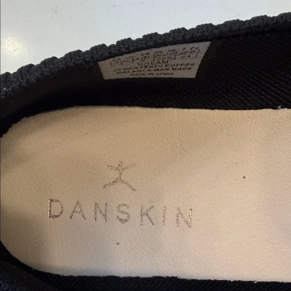 Danskin Black Knit Slip-On Footwear - Picture 2 of 5